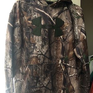 CAMOUFLAGE UNDER ARMOUR MENS HOODIE
